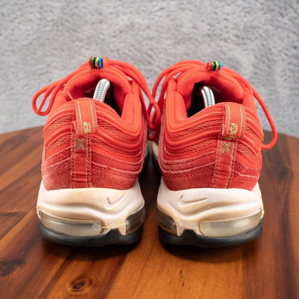 Nike Air Max 97 Sneakers Mens Size 11.5 Red Athletic CI3708-600
